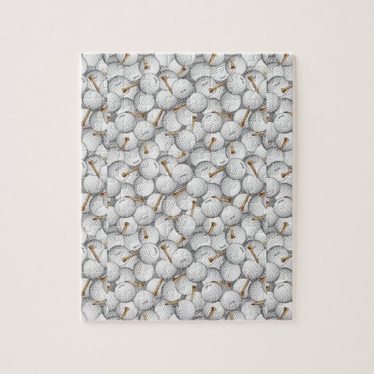 Golf Balls en T - shirts Jigzaag Puzzle Legpuzzel (Verticaal)