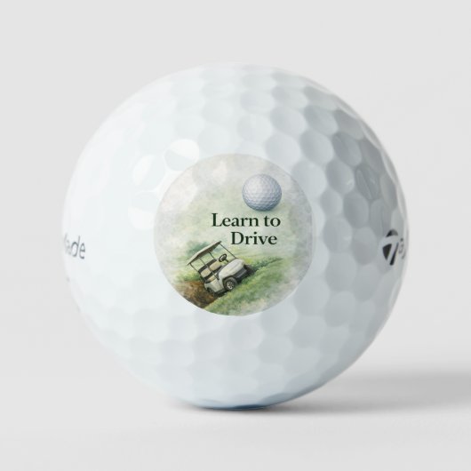 Golf Balls Funny Gift for Dad or Golfer Golfballen (Voorkant)