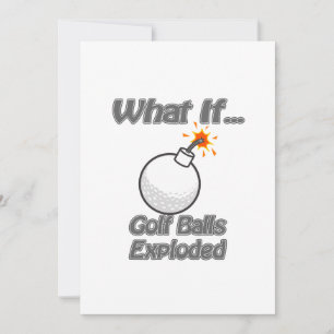 Golf Balls geëxplodeerd