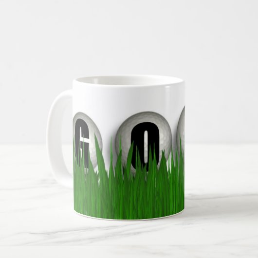 Golf Balls Golf Game Coffee Cup Mok (Voorkant links)