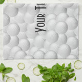 Golf Balls handdoeken (Gevouwen)