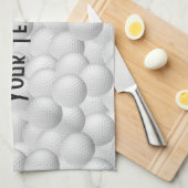 Golf Balls handdoeken (Quarter Fold)