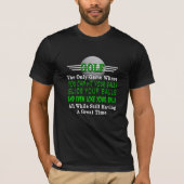 Golf Balls Humor T-shirt (Voorkant)