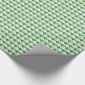 Golf Balls in Grass Pattern Cadeaupapier (Hoek)
