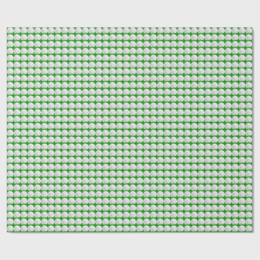 Golf Balls in Grass Pattern Cadeaupapier (Vlak)