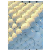 Golf Balls Klembord (Achterkant)
