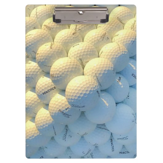 Golf Balls Klembord (Voorkant)