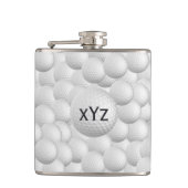 Golf Balls maatkolf Heupfles (Voorkant)