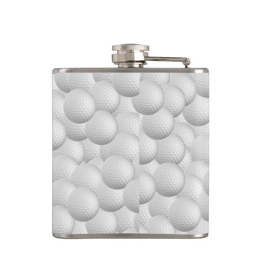 Golf Balls maatkolf Heupfles (Achterkant)