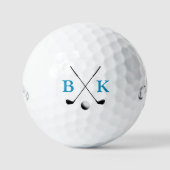 Golf Balls met initialen naam Golfballen (Voorkant)
