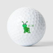 Golf Balls Monogrammed Grasshopper Design Golfballen (Voorkant)