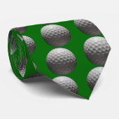 GOLF BALLS NECKTIE STROPDAS (Opgerold)