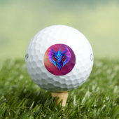 Golf Balls Neon Wyrm Emblem Golfballen (Insitu Shirt)