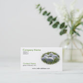 Golf Balls op een Visitekaartje (Staand voorkant)