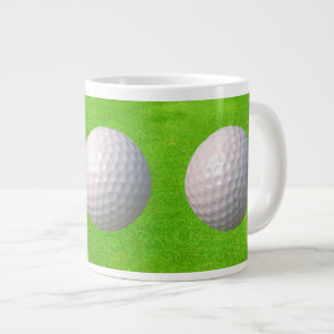 Golf Balls op Greens Golfer Grote Koffiekop