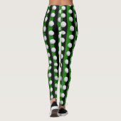 Golf Balls Pattern | Cool Girly Sport Gift Leggings (Achterkant)