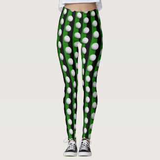 Golf Balls Pattern | Cool Girly Sport Gift Leggings