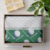 Golf Balls T - shirts Blue Green White Dimples Tissuepapier (Geschenk)