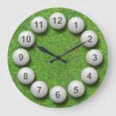 Golf Balls Timepart Grote Klok (Voorkant)