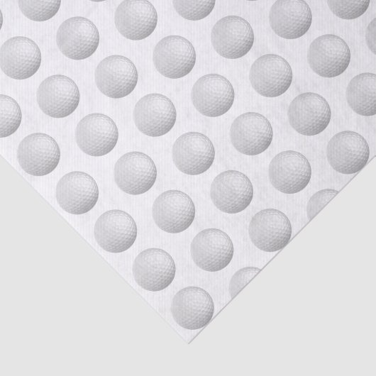 Golf Balls Tissuepapier (Detail)