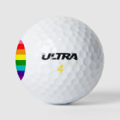Golf Balls van Rainbow LGBT Golfballen (Logo)