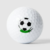 Golf Balls voor voetbalfans Monogrammed/Football Golfballen (Voorkant)