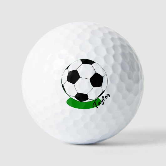 Golf Balls voor voetbalfans Monogrammed/Football Golfballen (Voorkant)