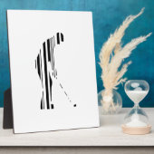 GOLF BAR CODE Golfer Golfen Sport Patroon Ontwerp Fotoplaat (Zijkant)