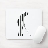 GOLF BAR CODE Golfer Golfing Sport Patroon Ontwerp Muismat (Met muis)