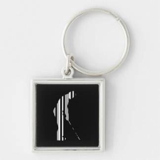 GOLF BAR CODE Golfer Golfing Sport Patroon Ontwerp Sleutelhanger