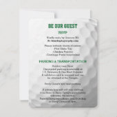 Golf Bar Mitzvah Gasteninformatie Kaart (Voorkant)