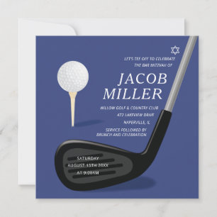 Golf Bar Mitzvah uitnodiging Country Club