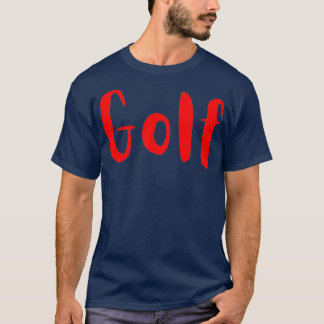 Golf Baseball Pet Golf Golfer 2 T-shirt