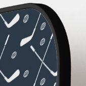 Golf Bat en donkere achtergrond Pickleball Paddle (Links Detail)