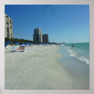 Golf Beach Napels, Florida Poster