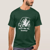Golf ‘Beam Me Up Scotty’ Shirt - Bierpunten (Voorkant)
