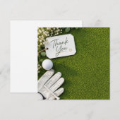 Golf bedankkaart (Voorkant / Achterkant)