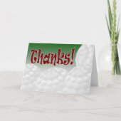 Golf - Bedankt! Bedankkaart (Voorkant)