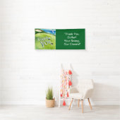 Golf Bedankt Golfer Banner voor golffeest (Insitu)