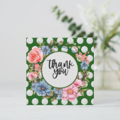 Golf bedankt je kaart (Staand voorkant)