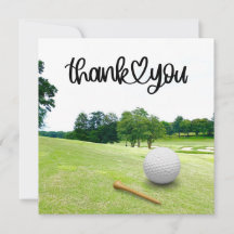 Golf bedankt je zo hartelijk voor de goudbal op gr