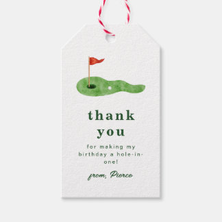 Golf Bedankt Label Cadeaulabel