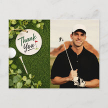 Golf Bedankt Maak je eigen golfer foto