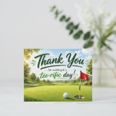 Golf Bedankt voor een fantastische dag (Staand voorkant)
