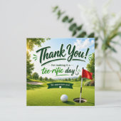 Golf Bedankt voor een fantastische dag (Staand voorkant)
