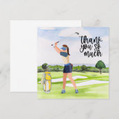 Golf Bedankt voor je golfer (Voorkant / Achterkant)
