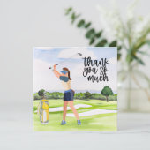 Golf Bedankt voor je golfer (Staand voorkant)
