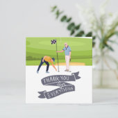 Golf Bedankt voor je golfer (Staand voorkant)