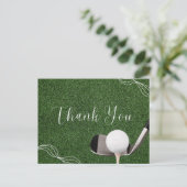 Golf Bedankt voor je golfer Briefkaart (Staand voorkant)