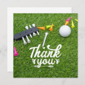 Golf bedankt voor je rode hartliefde voor golfer (Voorkant / Achterkant)